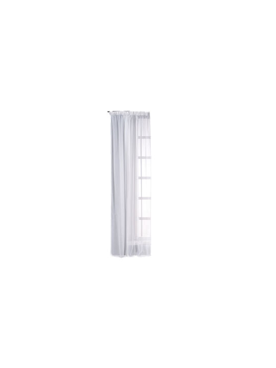 Easy Home Vorhang mit Bleistiftfalten Veena Weiß 140x270cm