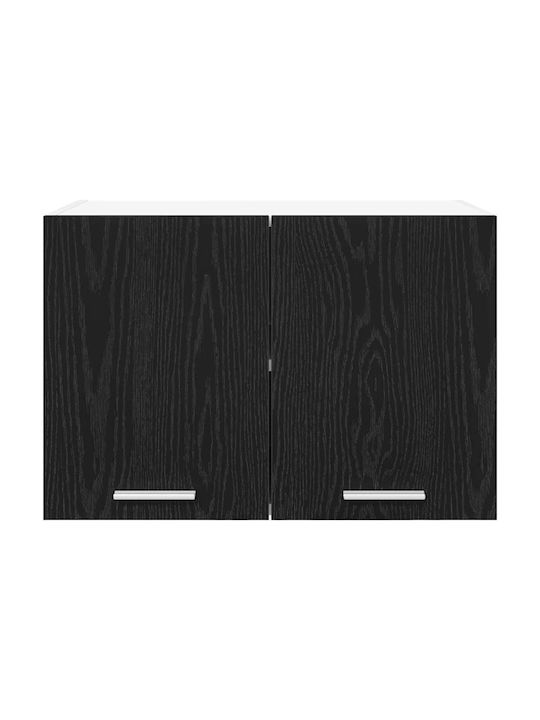 Schrank Wand Schwarz 60x31x40cm