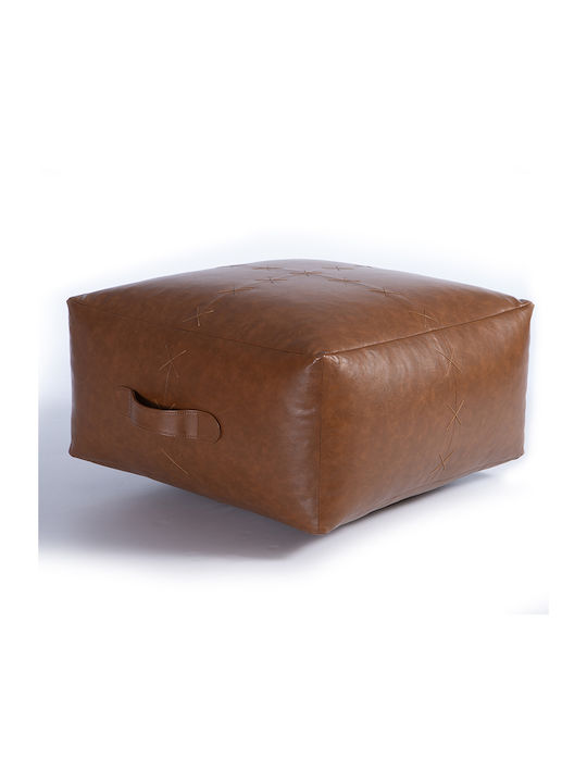 Πουφ Σκαμπό Latte 50x50x25cm