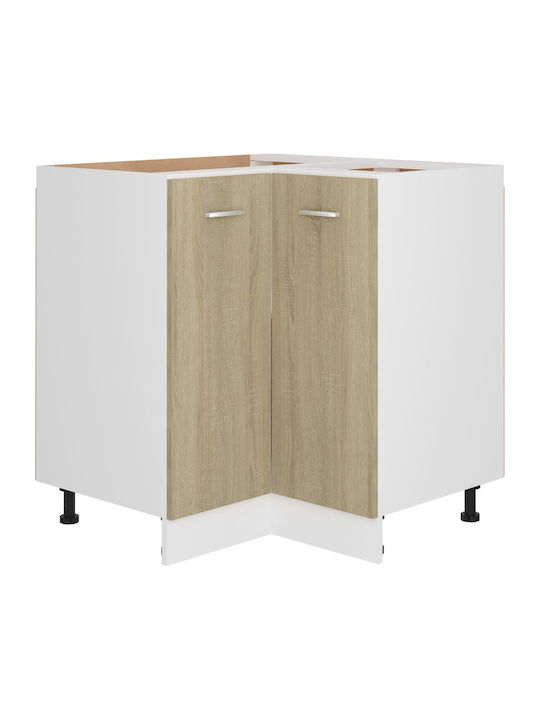 Ъглов Шкаф Подов Sonoma Oak 75.5x75.5x80.5бр