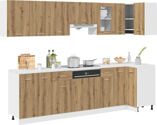 11 Τεμαχίων Σετ Ντουλαπιών Κουζίνας Artisan Oak Engineered Wood Artisan Δρυς 3328580 11 Τεμαχίων Σετ Ντουλαπιών Κουζίνας Artisan Oak Engineered Wood Artisan Δρυς 3328580