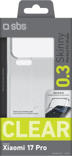 SBS Skinny Cover Back Cover Σιλικόνης Διάφανο (Xiaomi 17 Pro)