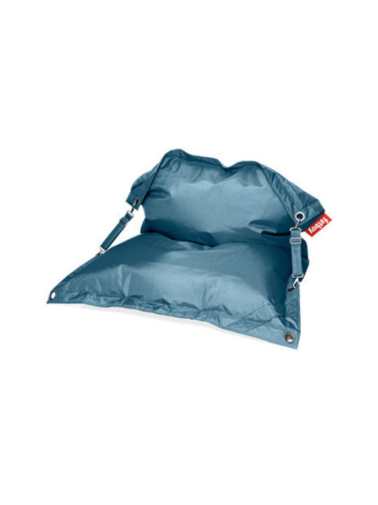 Fotolii Puf Bolster Impermeabil Buggle-up Jeans Albastru Deschis 185x137cm