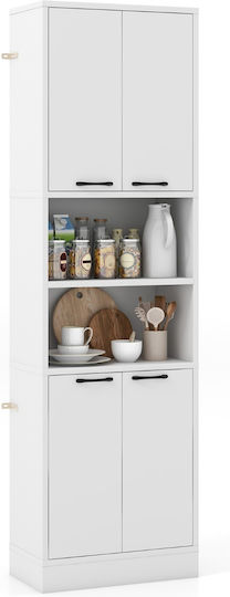 Bodenstehender Schrank White 56x30x190cm
