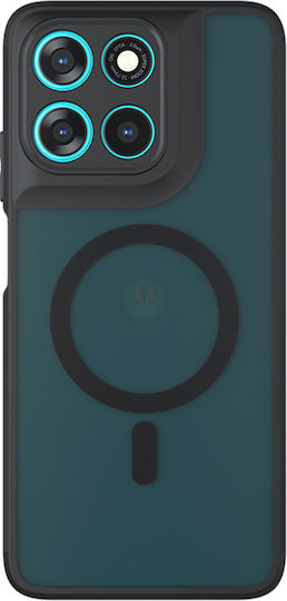 Techsuit Purefrost Umschlag Rückseite Silikon Schwarz Motorola Moto G77 / G67
