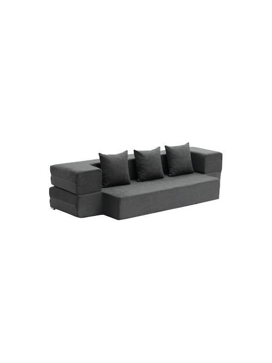Vielseitiger Sitzsack & Pouf Dunkelgrau 103x193x22,5cm