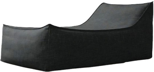 Ξαπλώστρα Irida Μαύρο 190x80x70cm