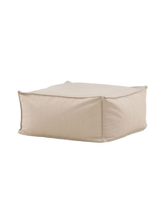 Bean Bag Chair Waterproof Dallas Beige 85x85x40cm