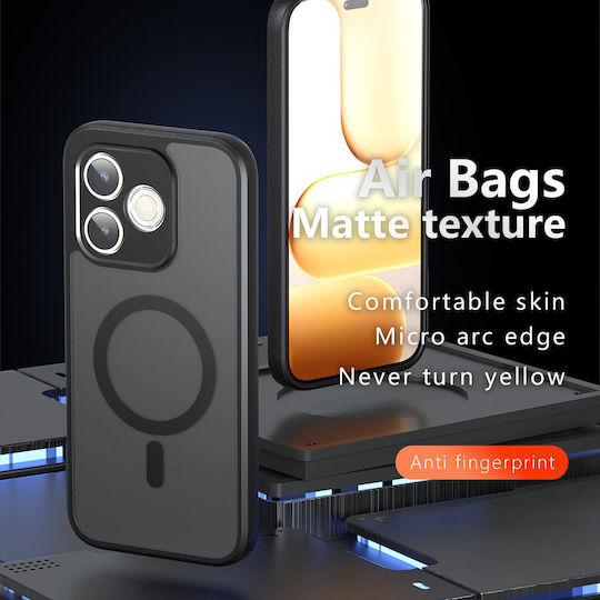 Techsuit Purefrost Back Cover Silicon Negru (Honor 600 Lite)