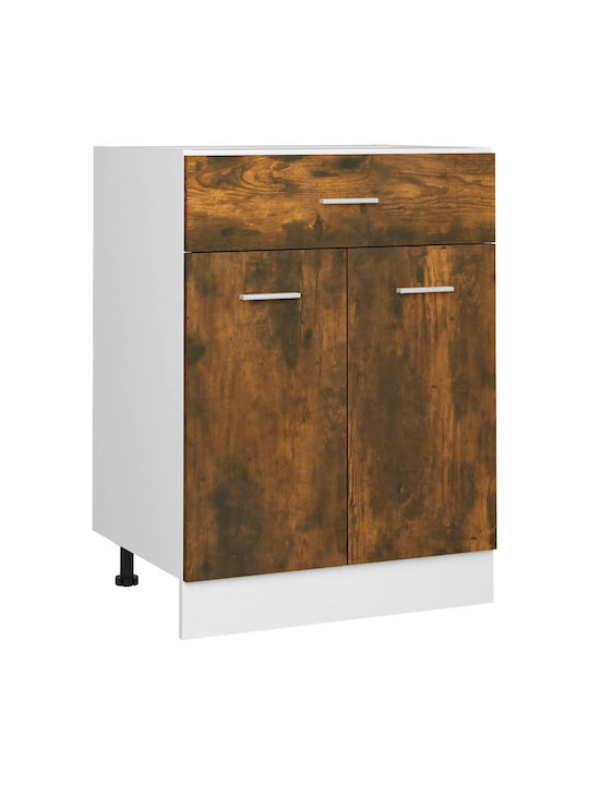 Επιδαπέδιο Ντουλάπι Καπνιστή Δρυς 60x46x81.5εκ.