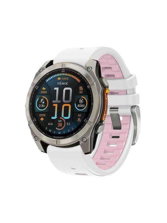 Silicone Strap White (Universal 20mm)