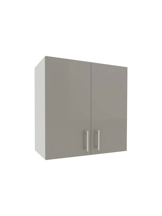Corp mit Arbeitsplatte Glossy Grey/white 60x30x60Stück