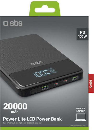 SBS Power Bank 20000mAh 100W Power Delivery
