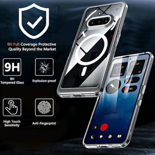 Rückseitenhülle aus Silikon Transparent (Nichts Phone (4a))