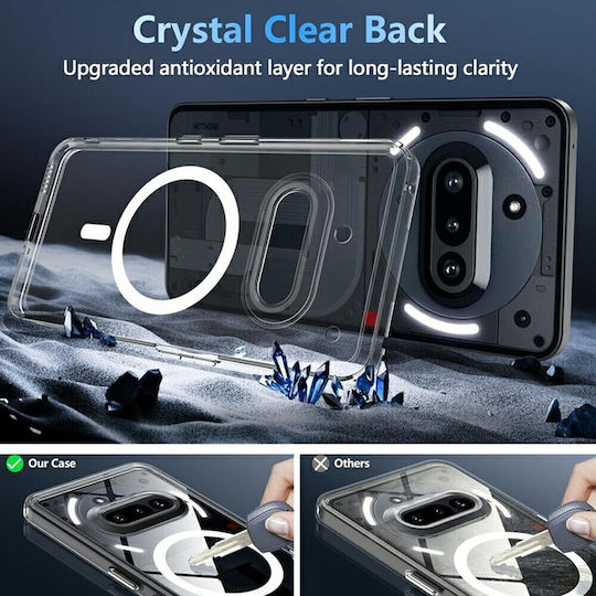 Rückseitenhülle aus Silikon Transparent (Nichts Phone (4a))