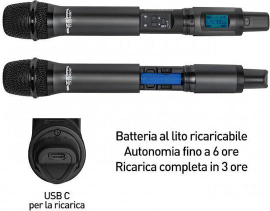 ZZiPP TXZZ414 Σετ Δυναμικό Μικρόφωνο USB Χειρός, Κεφαλής, Ζώνης για Φωνητικά