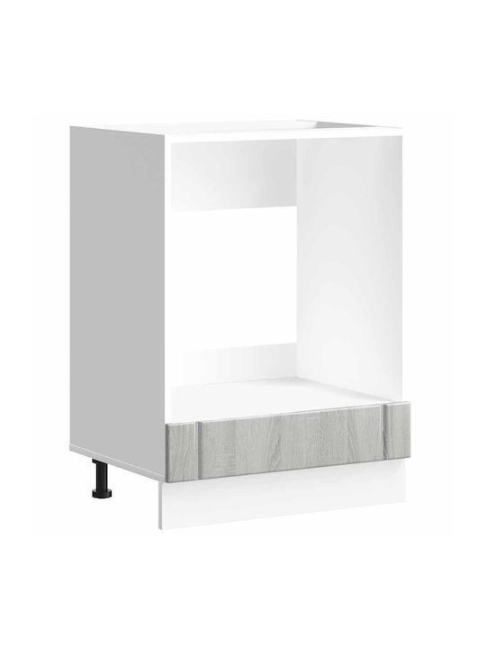 Lucca Шкаф за Долен Фурна Gray Sonoma 60x46x81.5бр