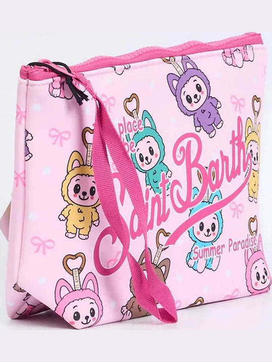 Mc2 Saint Barth Aline Puppy Charms Toiletry Bag Pink Alin001 00756l