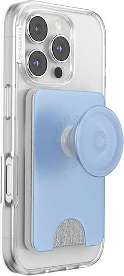 Popsockets Popwallet Magsafe Stand Smartphone Integrated Card Holder Blue