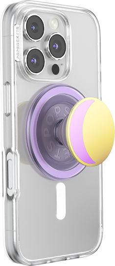 Popsockets Smartphone Popgrip Premium Enamel Waxing Solid Fixing Purple