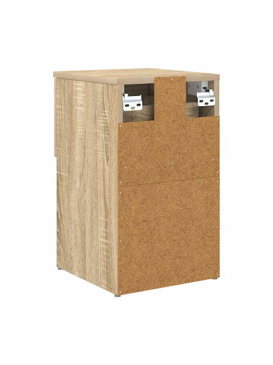 Nachttische Holz Beiges 2Stücke 29x31.5x49cm