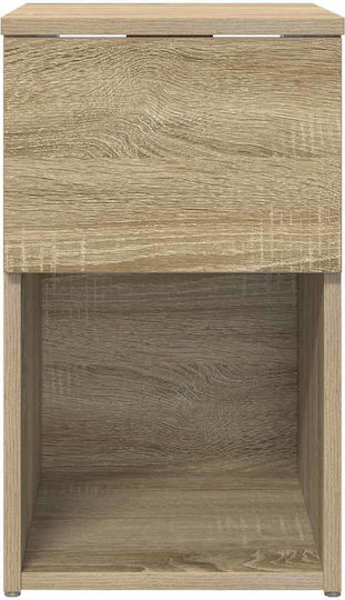 Nachttische Holz Beiges 2Stücke 29x31.5x49cm