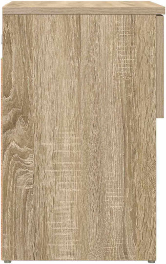 Nachttische Holz Beiges 2Stücke 29x31.5x49cm