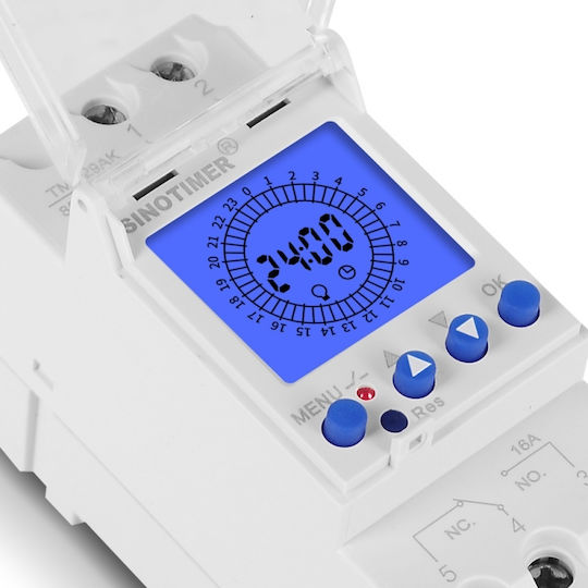 Digital Relay 15-minute Timer Sinotimer Timer Switch Programmable Illuminated 230v 16a Tm929akl