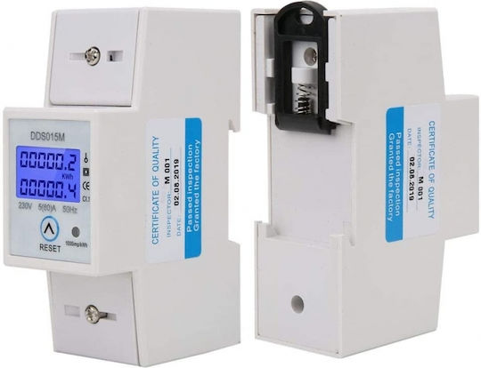 Contor Monofazat de Energie Electrică Sina Sinotimer Kwh Dds015m 230v Afișaj Digital Led