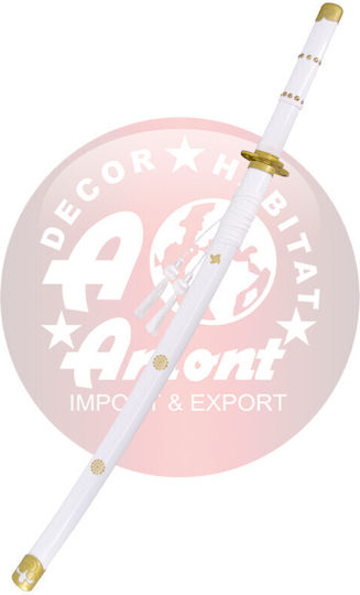 Ρέπλικα Σπαθιού Zoro One Piece Enma White Katana One Piece 103 Cm S5005w