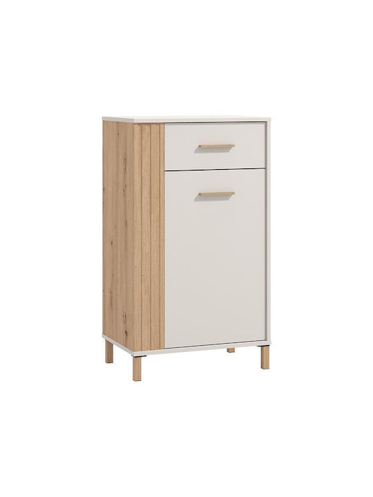 1k1f Entry Furniture with Shoe Rack Artisan Oak-cashmere 60x40x103cm