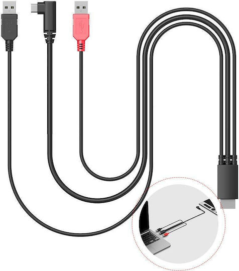 Xp-Pen Cablu 3-in-1 Artist 12 Artist 10 Gen 2 Artist 12 Gen 2 Artist 13 Gen 2 Artist 16 Gen 2 Artist 14 Pro Gen 2 Artist 16 Pro Gen 2 Innovator 16 Artist Pro 16