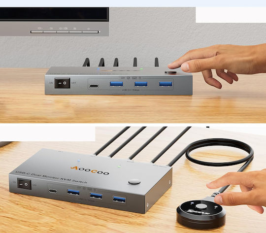 B0F8B8W4TW KVM & Data Switch με USB-C / USB 3.0 / USB / HDMI
