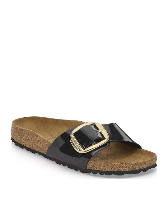Birkenstock Madrid Big Buckle Σανδάλια Μαύρα