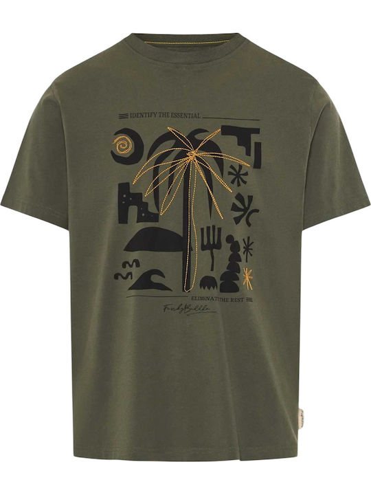 Funky Buddha T-shirt Πράσινο