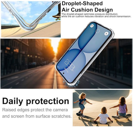 Imak Buffer Rückseite Umschlag Rückseite Silikon Transparent (Nichts Phone (4a))