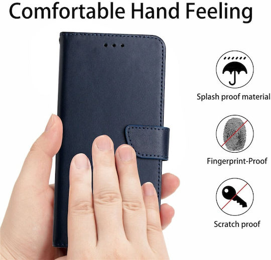 Oppo Wallet Leather Blue (Oppo Reno15 5g)