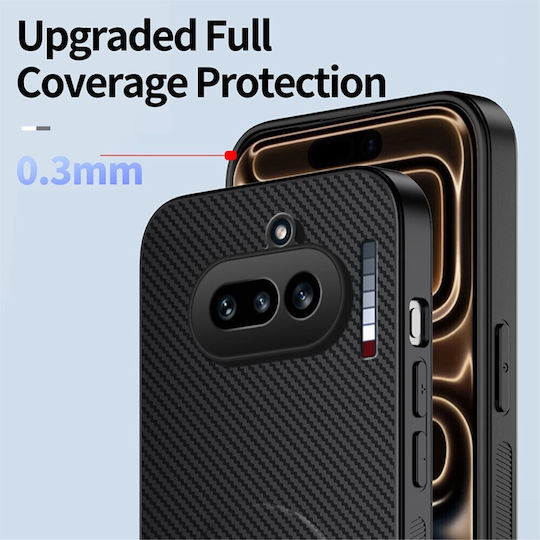 Wanlonfeng Back Cover Kunststoff Schwarz (Nichts Phone (4a))