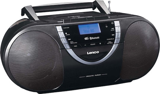 Lenco Boombox Dab+/fm Radio Cd Player Bluetooth Portable Black