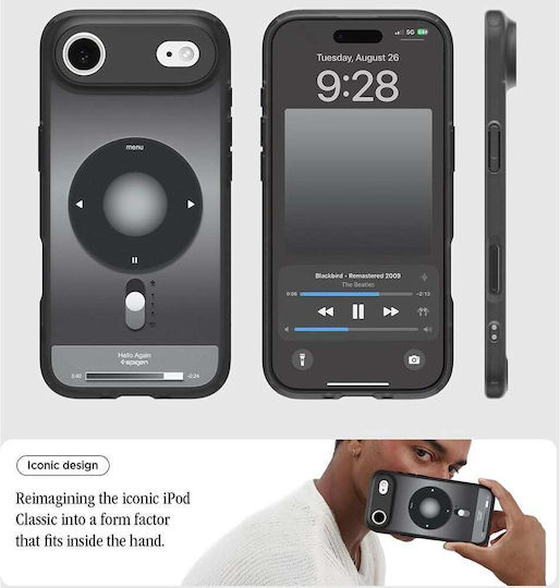 Spigen Ultra Hybrid Magfit Back Cover Σιλικόνης Μαύρο (iPhone Air)