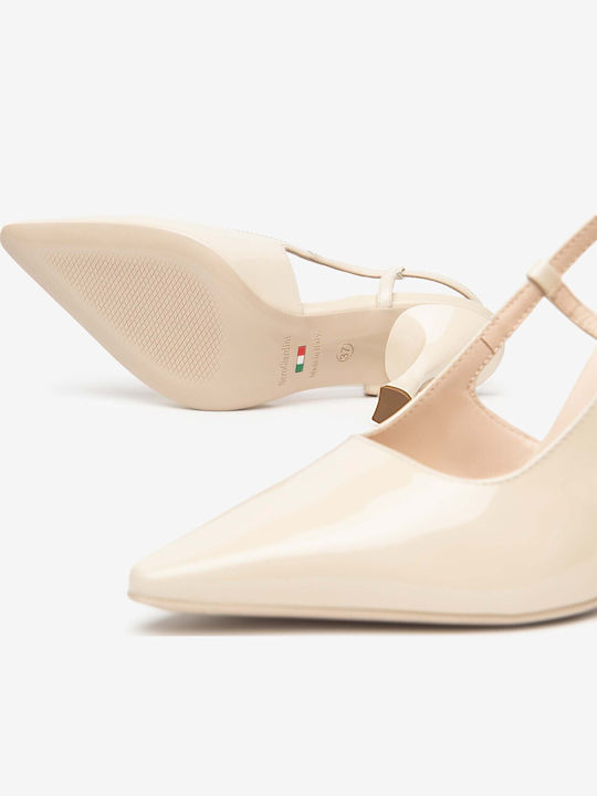 Leather Heels White