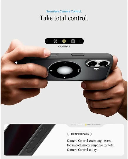 Spigen Ultra Hybrid Magfit Classic Back Cover Σιλικόνης Μαύρο (iPhone 17)