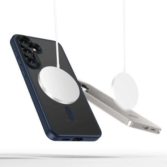 Tech-protect Magmat Magsafe Case Samsung Galaxy S25 Clear Blue Blue