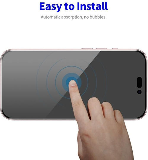 Enkay Privacy Full Face Tempered Glass (iPhone 15)