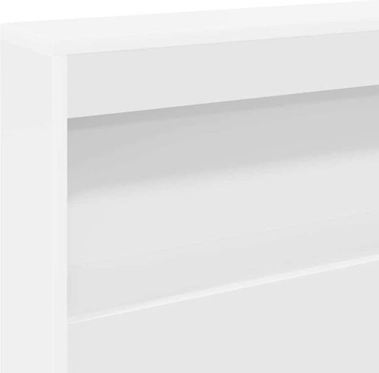 Κρεβάτι Διπλό για Στρώμα 135x190cm Λευκό