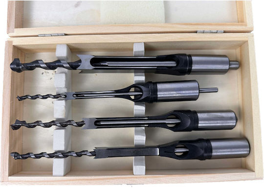 Set Burghie Găuri Pătrate 5 Bucăți Gebo Tools