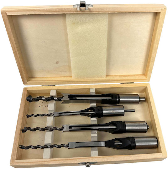 Set Burghie Găuri Pătrate 5 Bucăți Gebo Tools