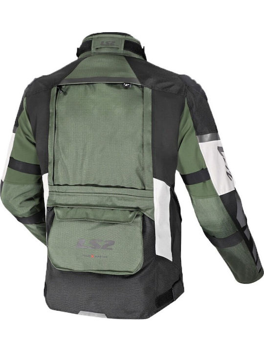 LS2 X-MASTER Men’s Riding Jacket 4 Seasons Waterproof Black/Green Grey LS2 X-MASTER Men’s Riding Jacket 4 Seasons Waterproof Black/Green Grey