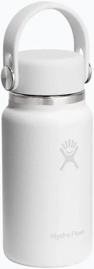 Hydro Flask Micro Hydro Bottle Thermos Stainless Steel 200ml White