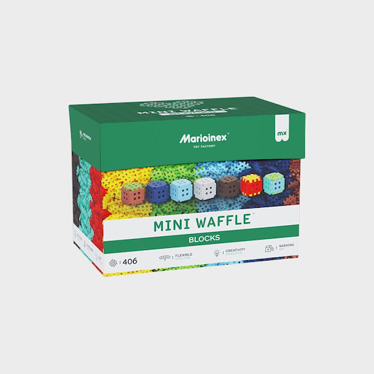 Marioinex Building Blocks Mini Waffle for 4+ Years 406 Pieces